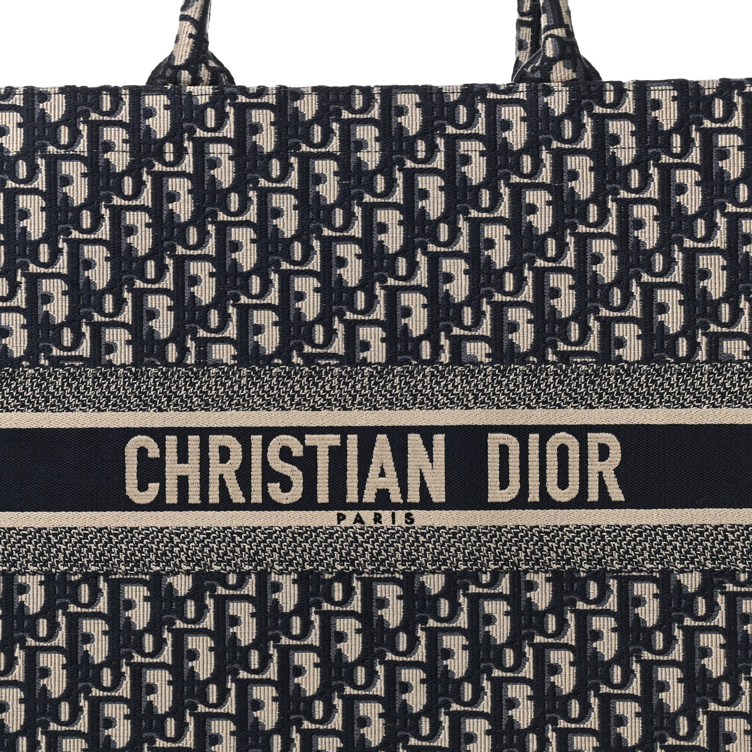 Christian Dior Oblique Large Book Tote Blue Multicolor 8 of 10