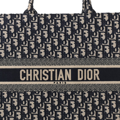 Christian Dior Oblique Large Book Tote Blue Multicolor 8 of 10