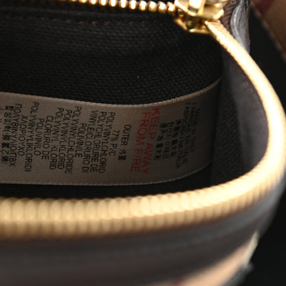 Burberry Haymarket Check Small Canterbury Tote Chocolate 12 of 15