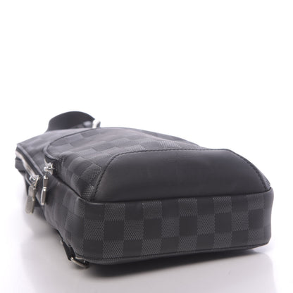 Louis Vuitton Damier Infini Avenue Sling Bag Onyx Silver 3 of 9
