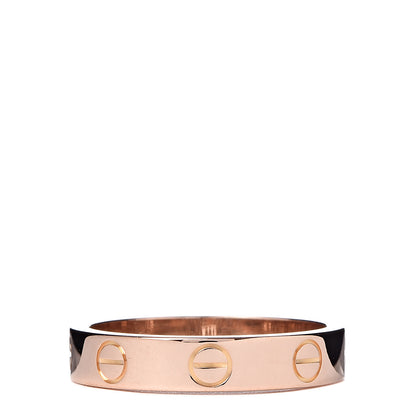 Cartier 18K Pink Gold 3.5mm LOVE Wedding Band Ring 50 5.25 3 of 4