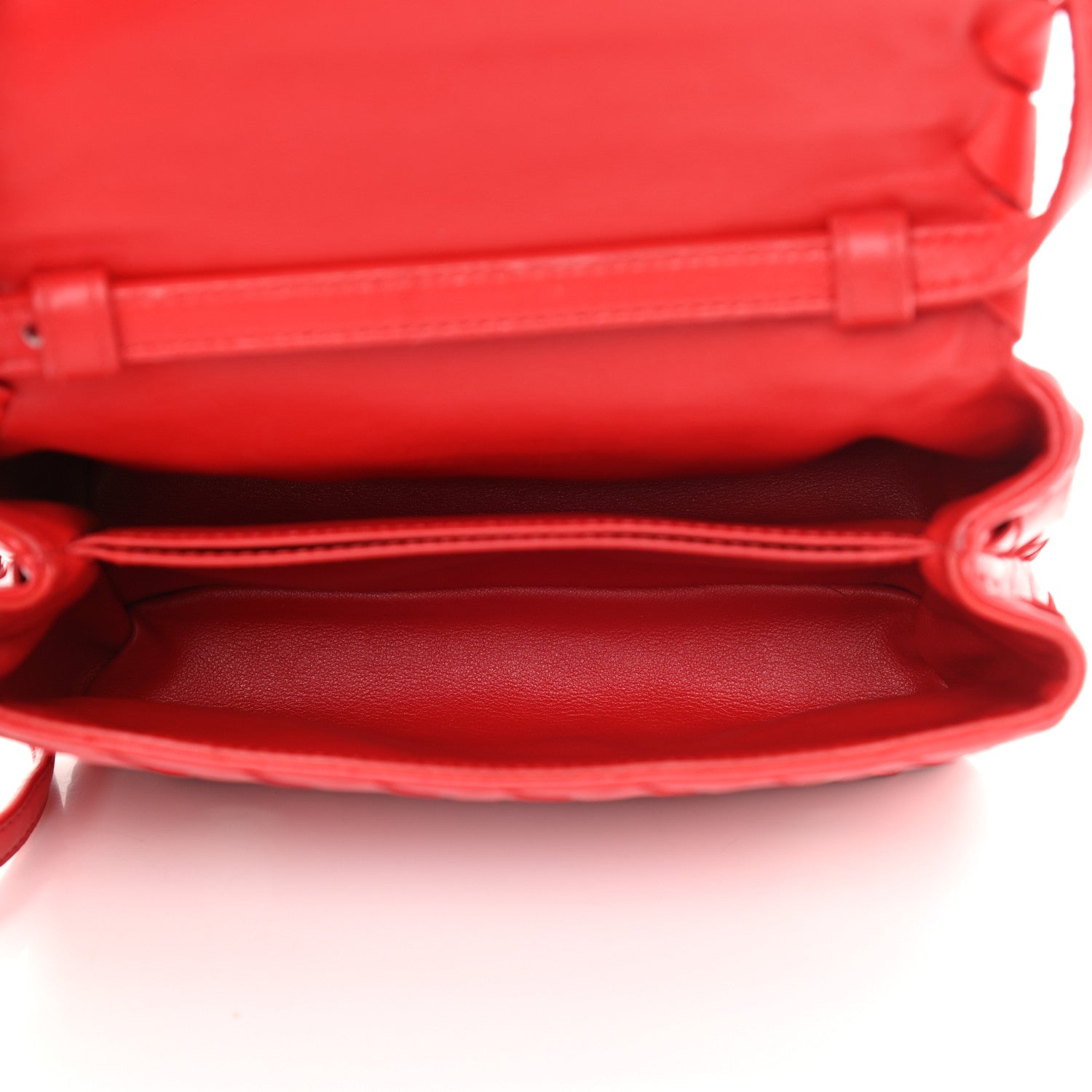 Bottega Veneta Nappa Intrecciato Mini Crossbody Red 5 of 15