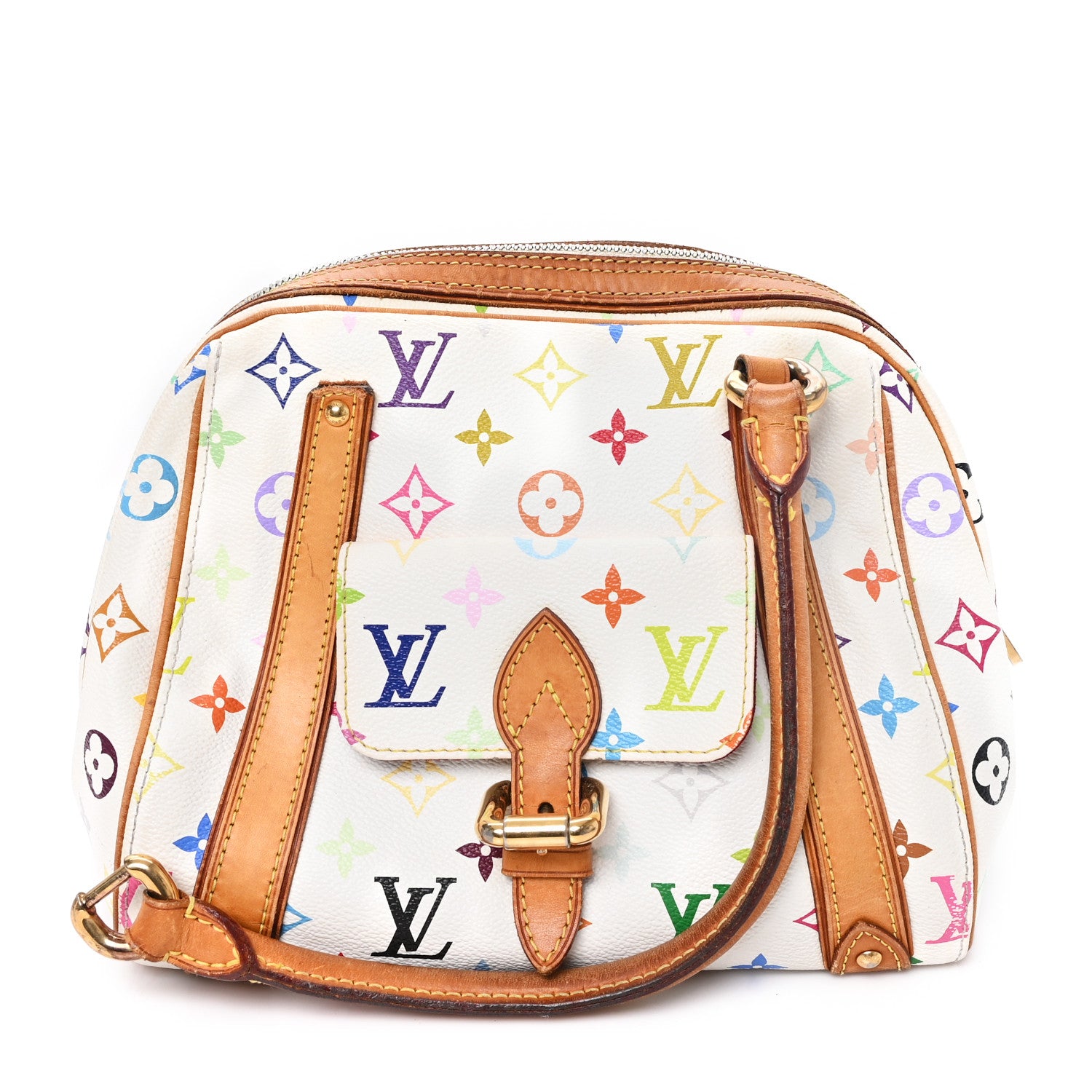 Louis Vuitton Monogram Multicolor Priscilla White 1 of 12