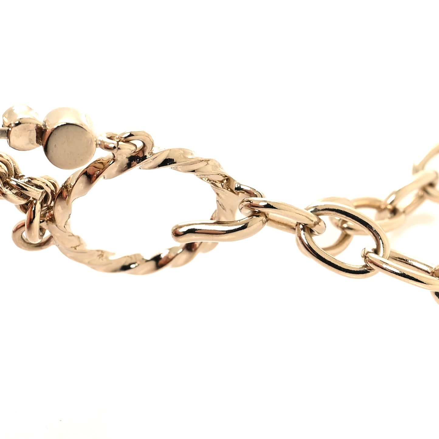 Crystal CC Fancy Chain Belt 85 34 Gold