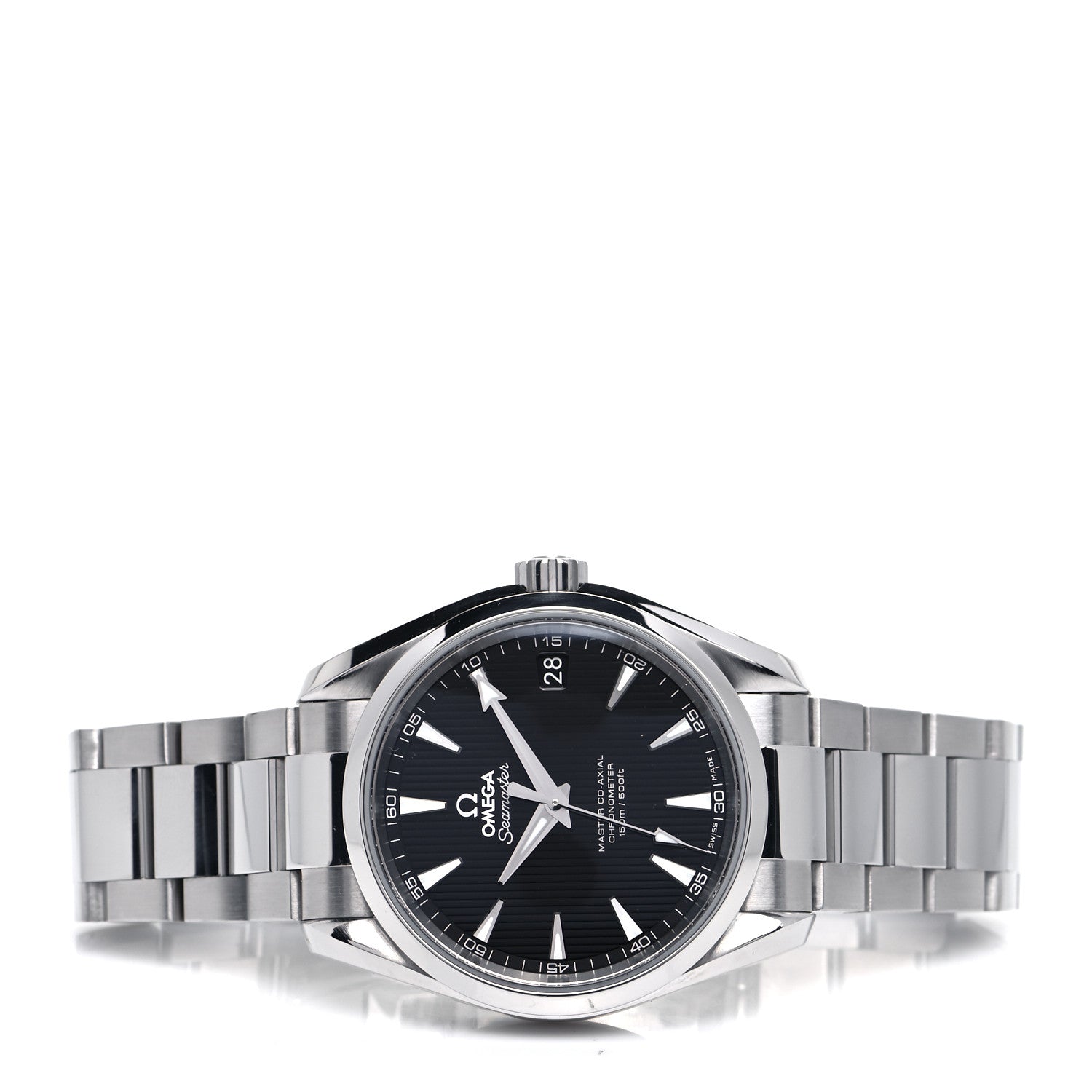 Omega Stainless Steel 38mm Seamaster Aqua Terra Master Co-Axial Chronometer Automatic Watch Black 231.10.39.21.01.002 2 of 5