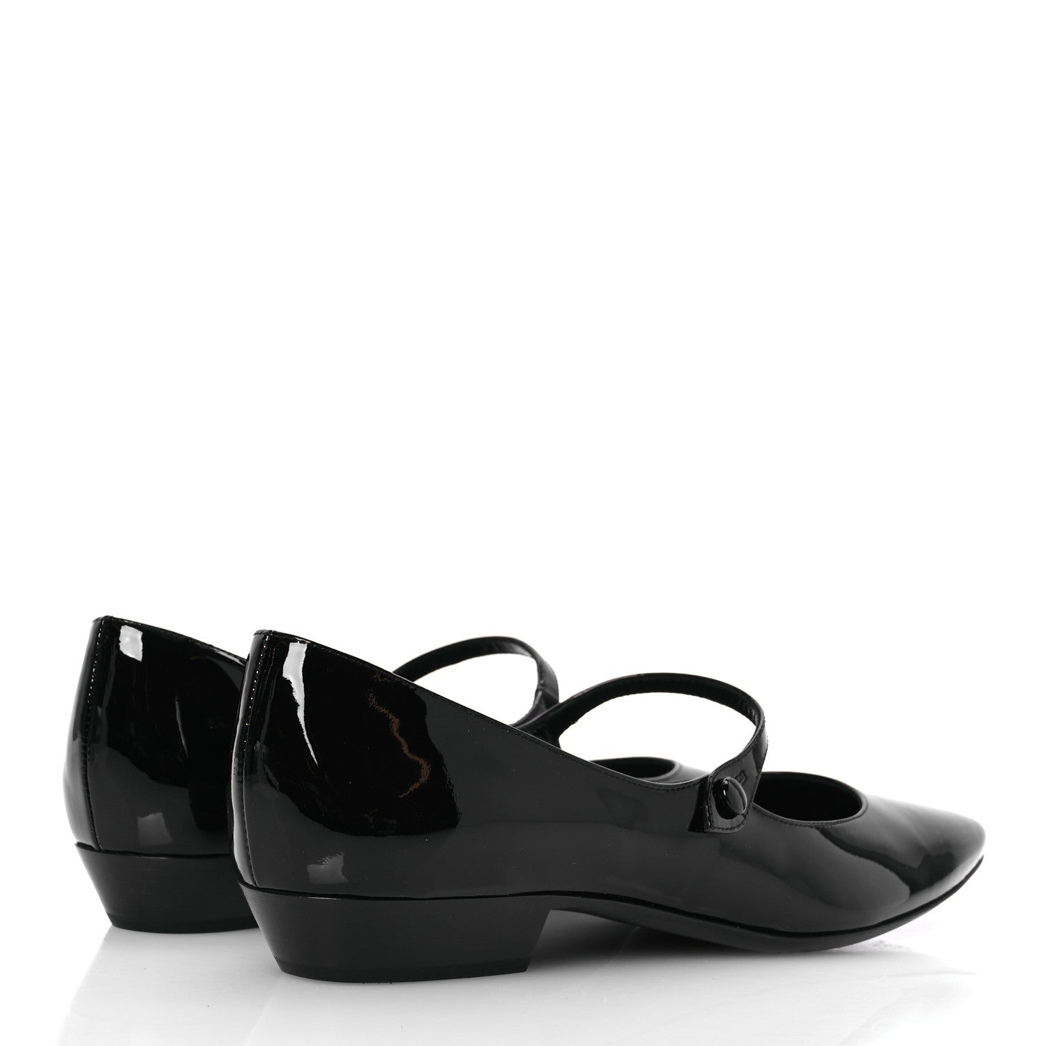 Saint Laurent Patent Calfskin Sixtine 20 Pumps 40 Black 5 of 12