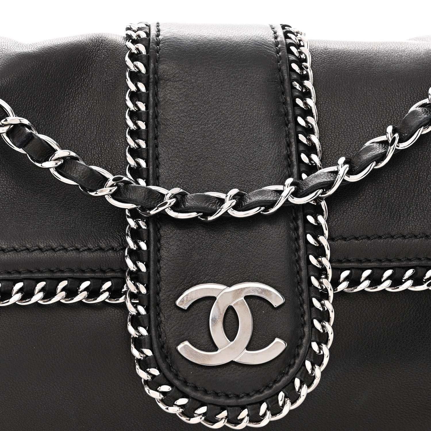 Chanel Lambskin Medium Madison Flap Black 7 of 9