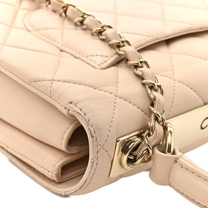 Chanel Lambskin Quilted Small Trendy CC Dual Handle Flap Bag Beige 20 of 20