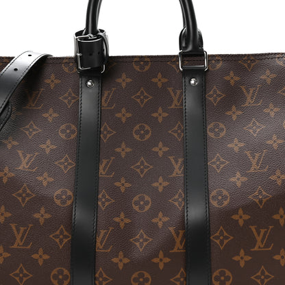 Louis Vuitton Monogram Macassar Keepall Bandouliere 45 6 of 8