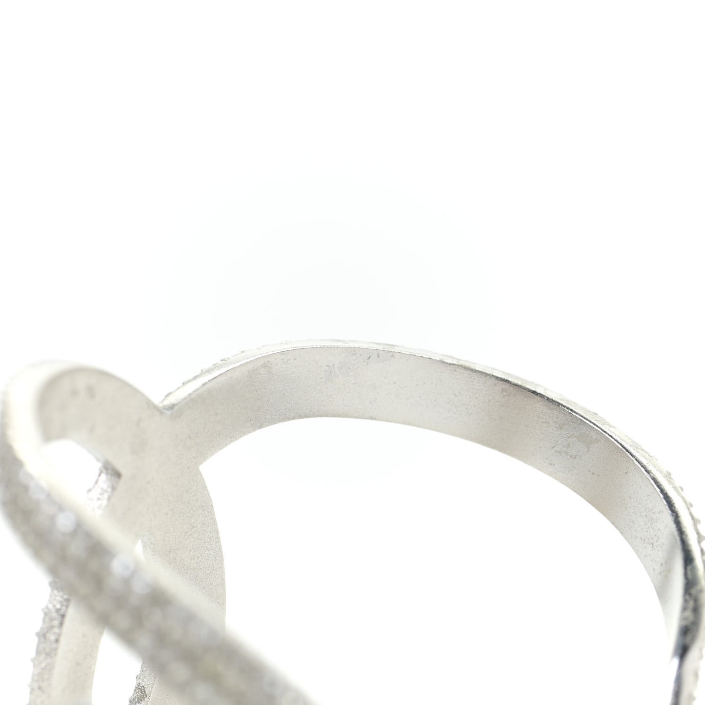 Crystal CC Cuff Silver