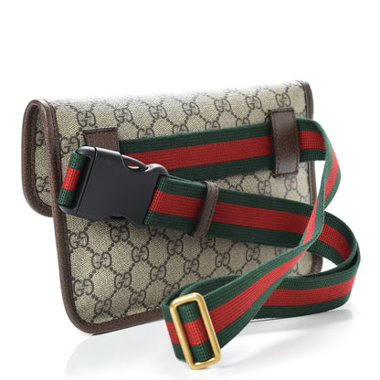 Gucci GG Supreme Monogram Neo Vintage Web Belt Bag Brown 3 of 11