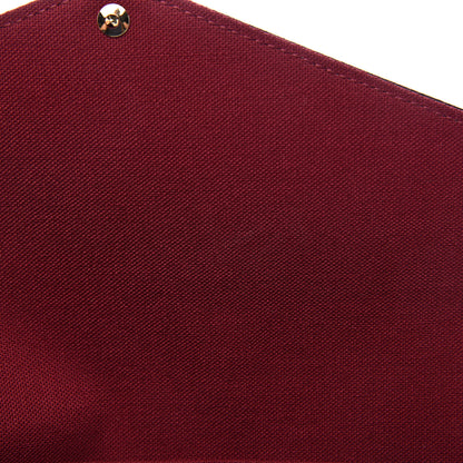 Louis Vuitton Monogram Pochette Felicie Chain Wallet Fuchsia 7 of 13