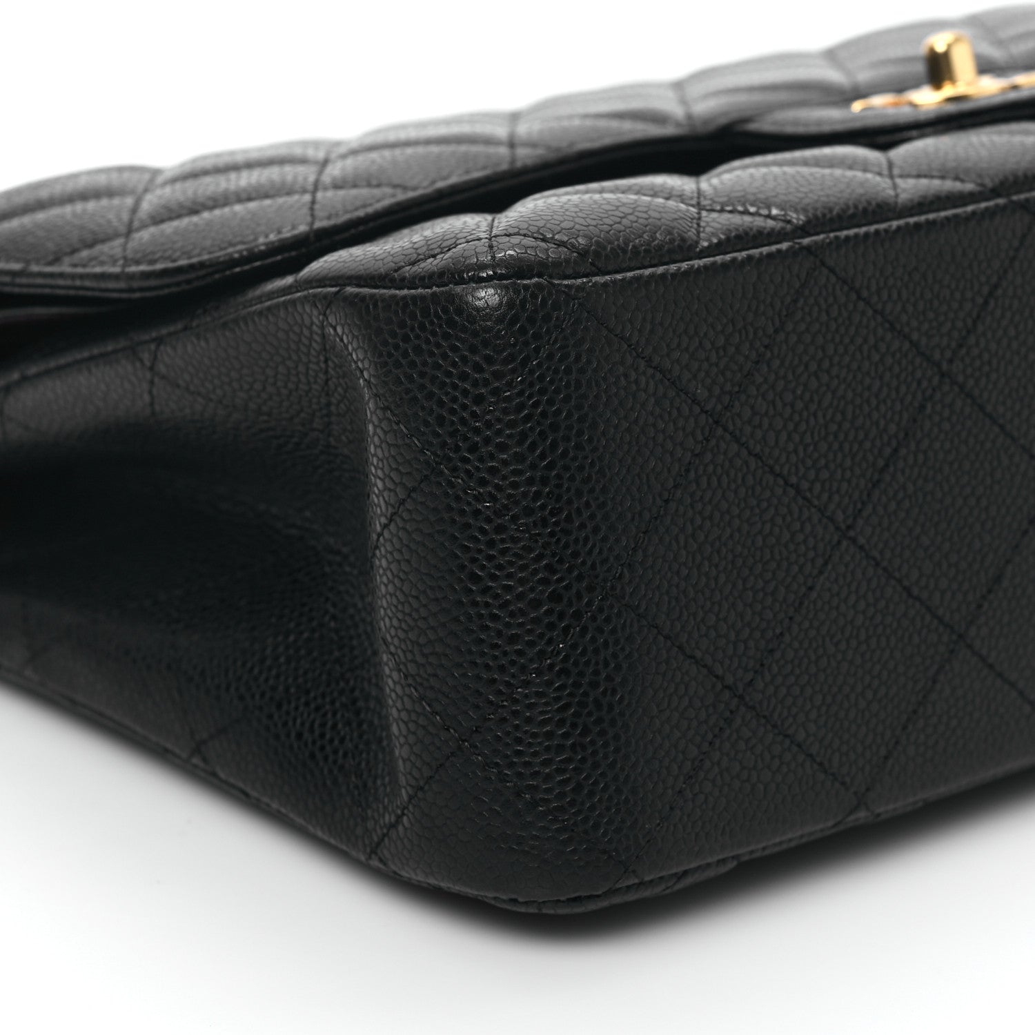 Chanel Caviar Quilted Jumbo Double Flap Black 9 of 11