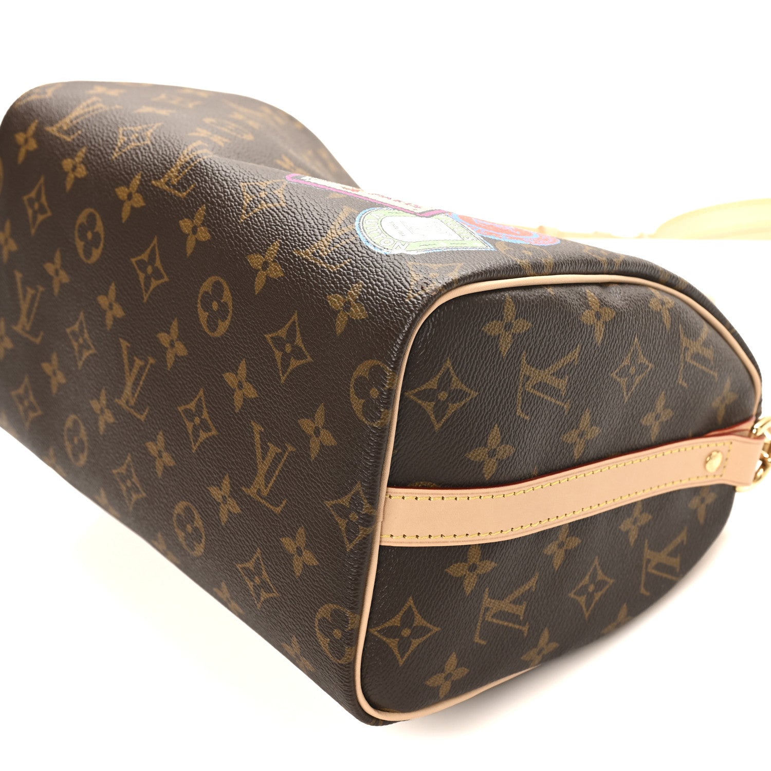Louis Vuitton Monogram My World Tour Speedy Bandouliere 25 9 of 12
