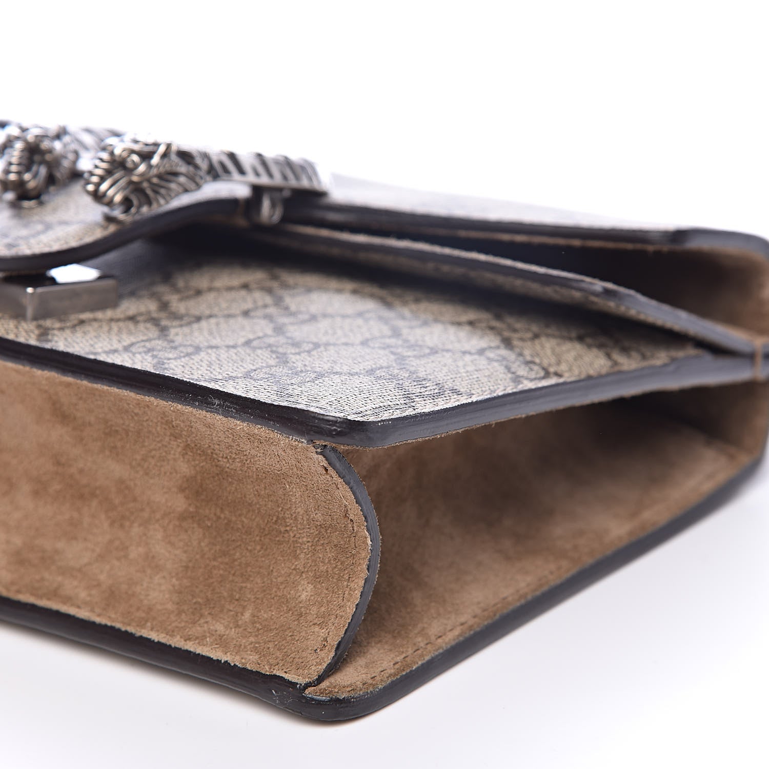 Gucci GG Supreme Monogram Mini Dionysus Shoulder Bag Taupe 9 of 12