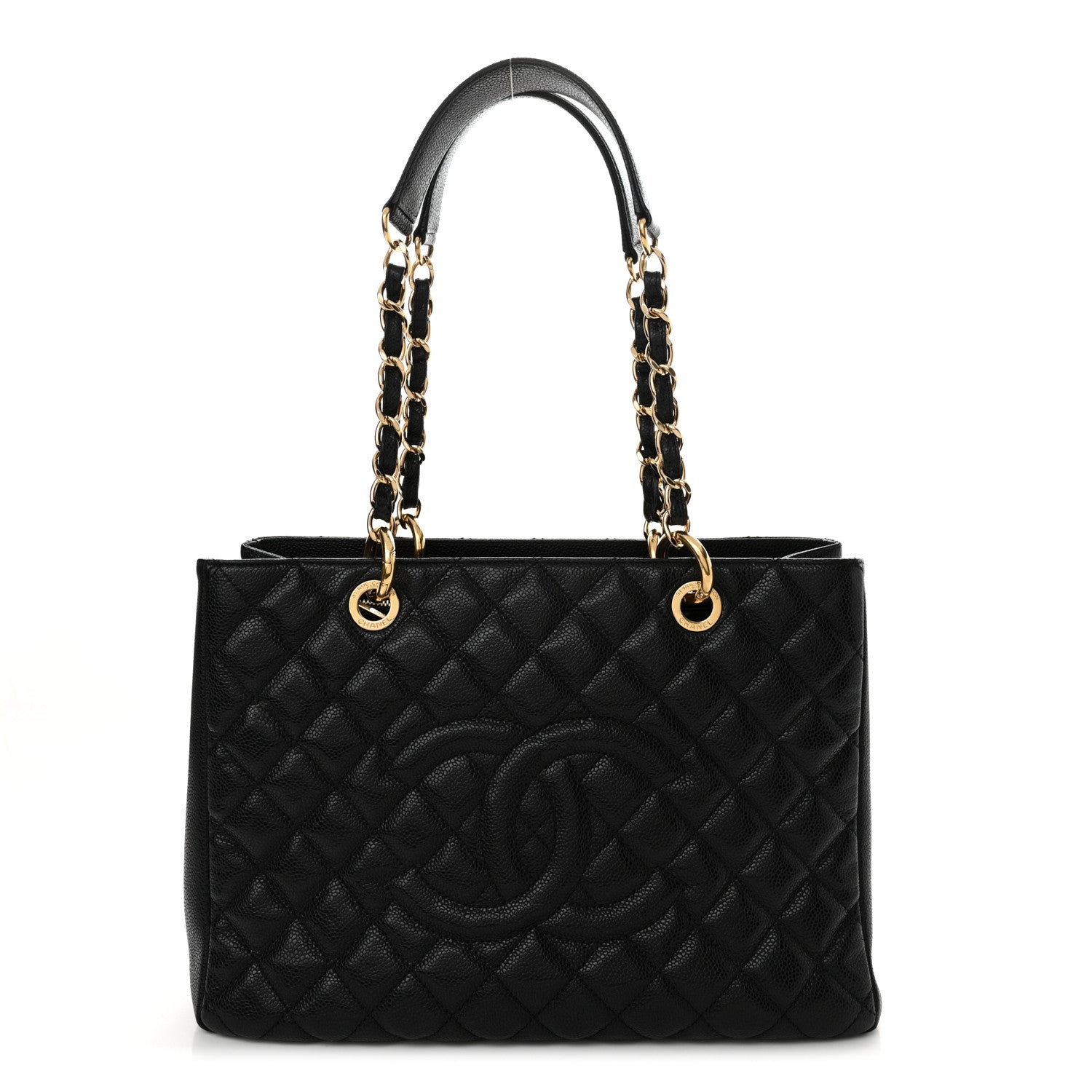 Chanel Caviar Quilted Grand Shopping Tote GST Black 1 of 13