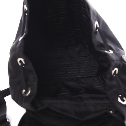 Prada Tessuto Nylon Saffiano Medium Backpack Black 4 of 9