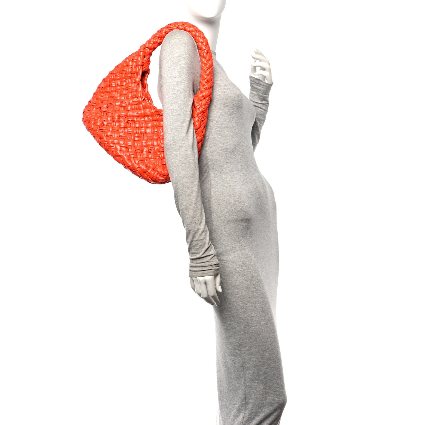 Calfskin Foulard Intreccio Discovery Athene Orange