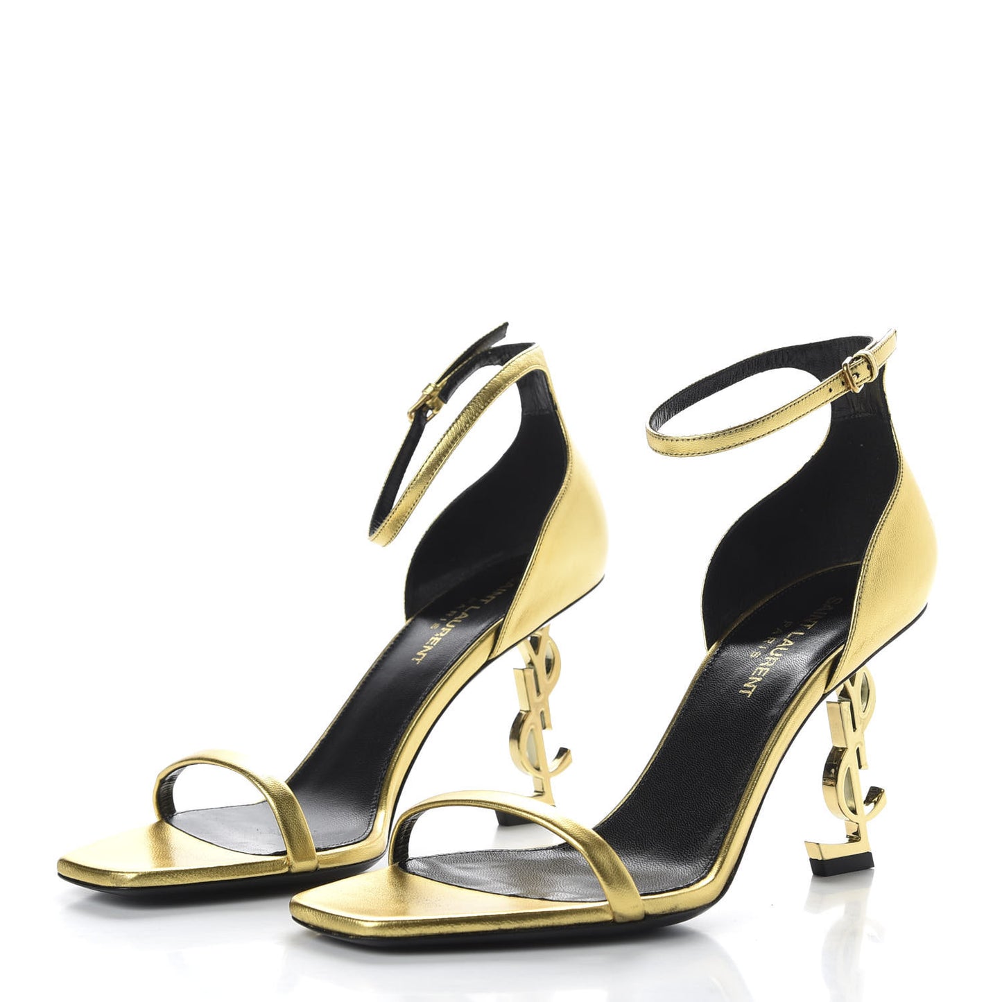 Calfskin Opyum Sandals 38 Oro
