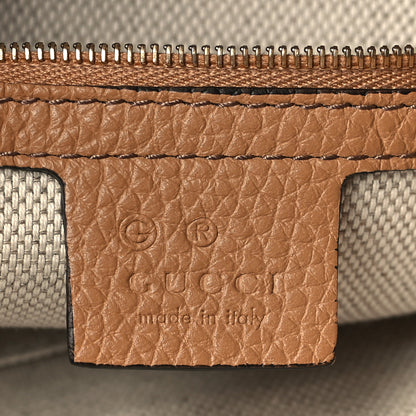 Gucci Pebbled Calfskin Large Soho Hobo Camelia 6 of 9
