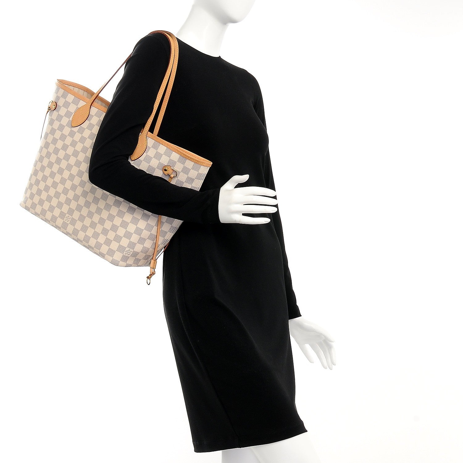 Louis Vuitton Damier Azur Neo Neverfull MM 2 of 9