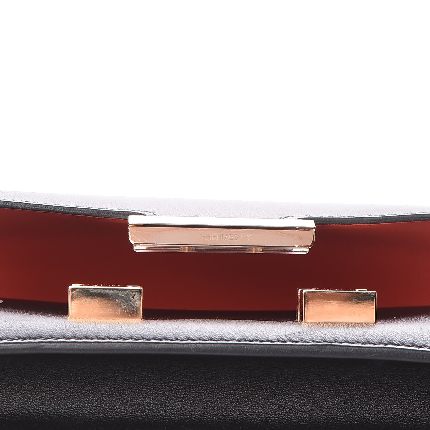 Hermes Swift Horseshoe Constance 24 Black Rose Jaipur 20 of 44