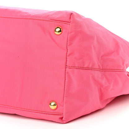 Prada Nylon Tessuto Fiocco Bow Tote Begonia 8 of 9