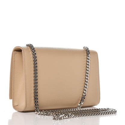 Saint Laurent Grain De Poudre Small Monogram Kate Satchel Nude Powder 3 of 7