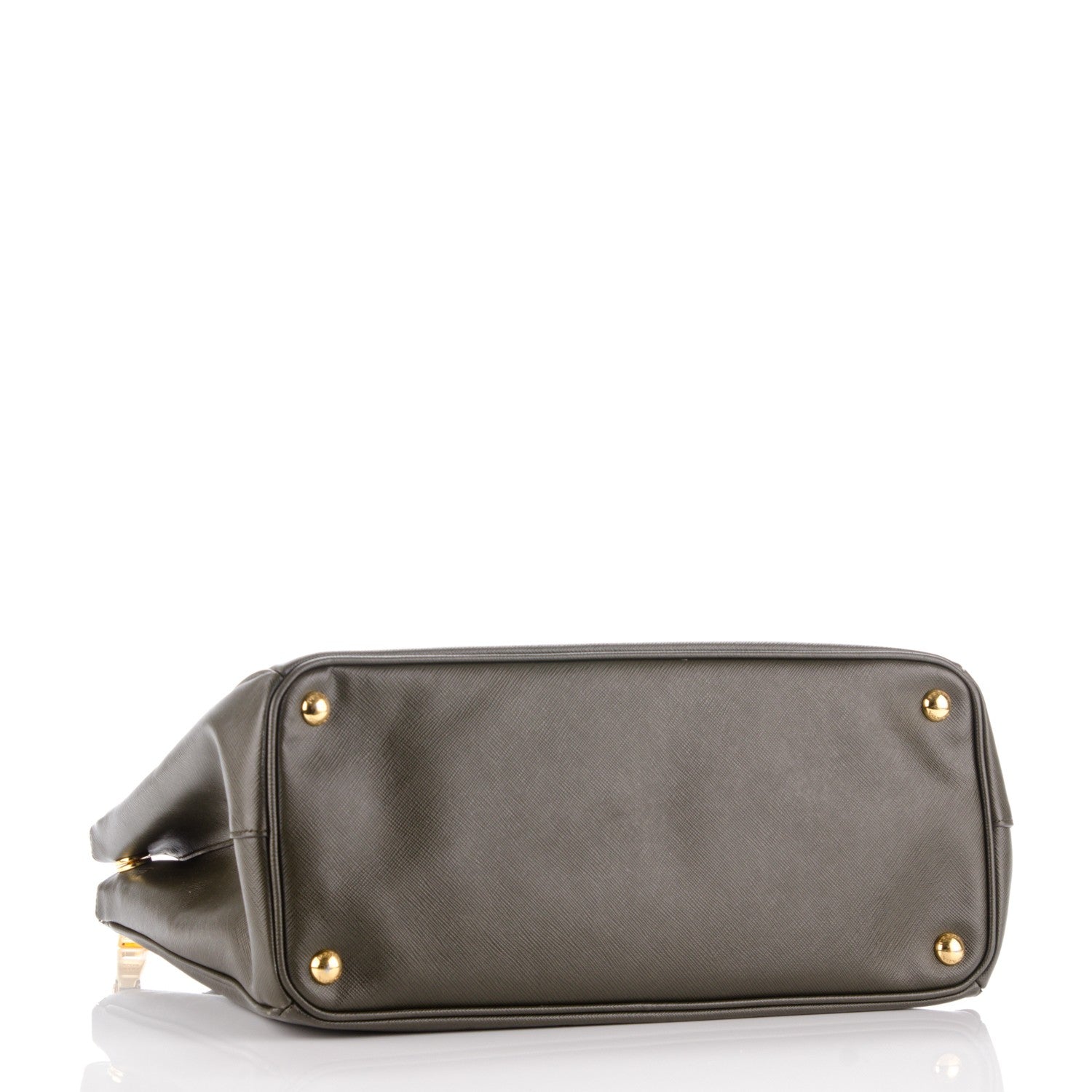 Prada Saffiano Medium Galleria Double Zip Tote Militare 4 of 7