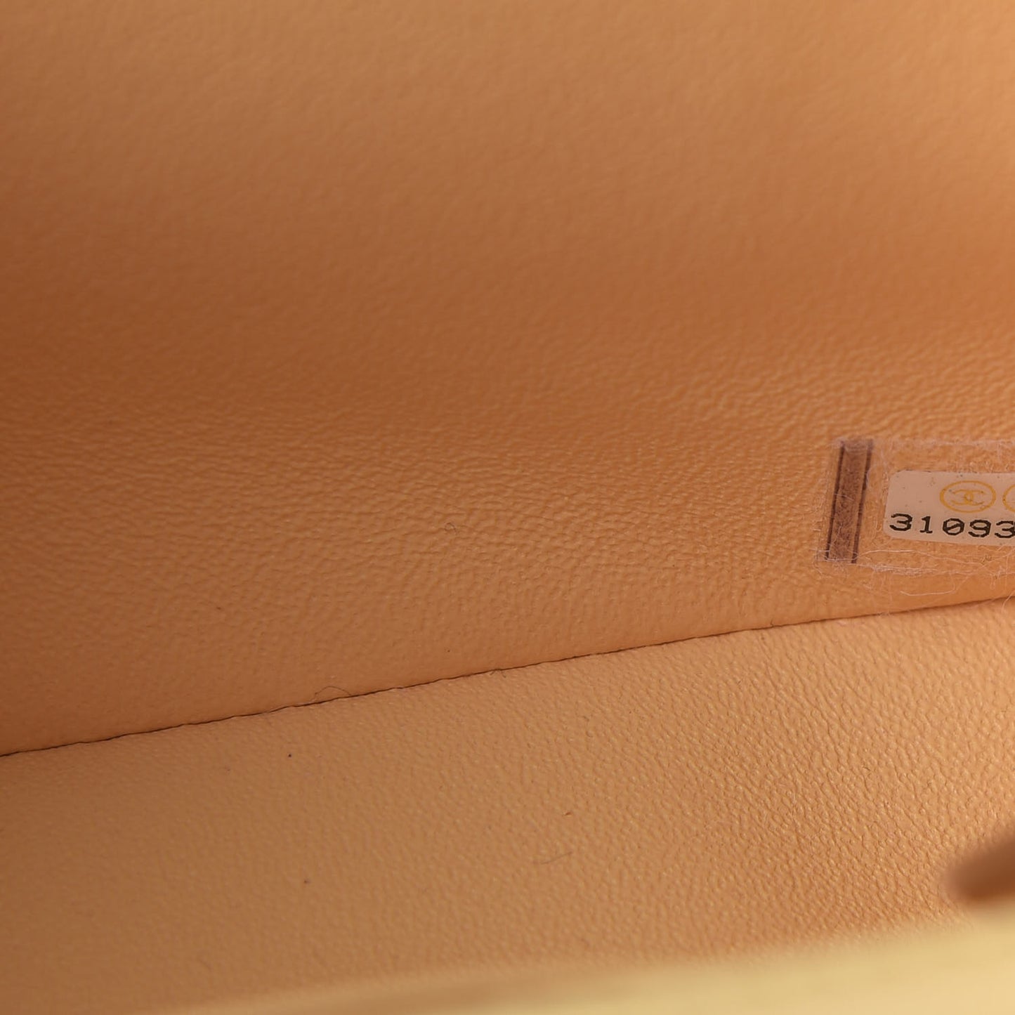 Lambskin Quilted Mini Rectangular Flap Pink Yellow