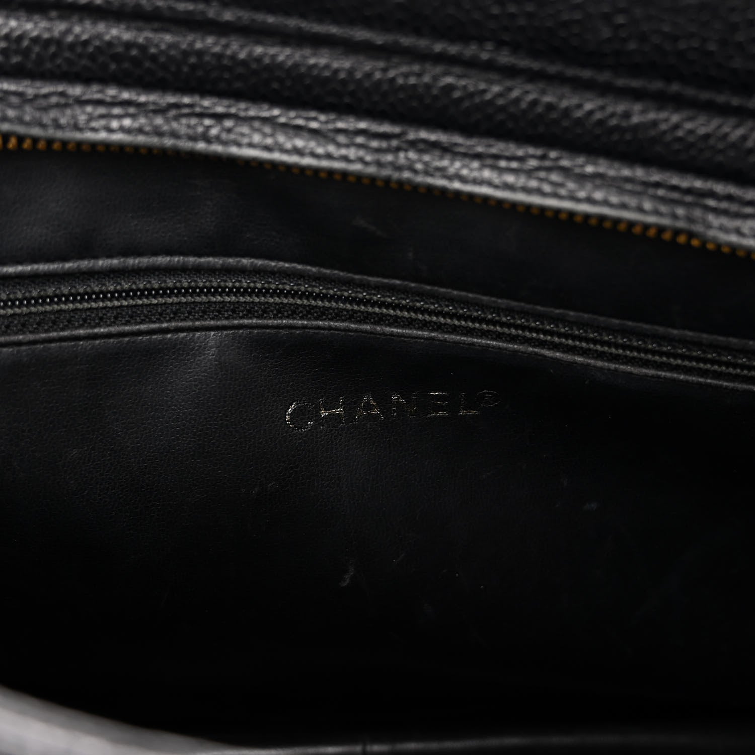 Chanel Caviar CC Shoulder Bag Black 6 of 9