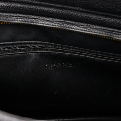 Chanel Caviar CC Shoulder Bag Black 6 of 9