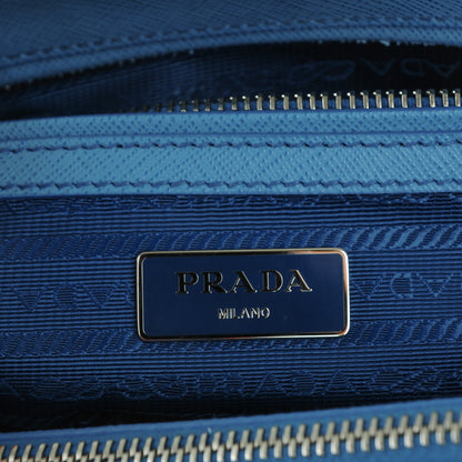 Prada Saffiano Small Galleria Double Zip Tote Mare 6 of 8