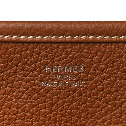 Hermes Taurillon Clemence Evelyne III PM Gold 6 of 12