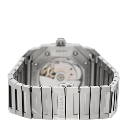 Bulgari Stainless Steel 38mm Octo Roma Automatic Watch Black 3 of 6