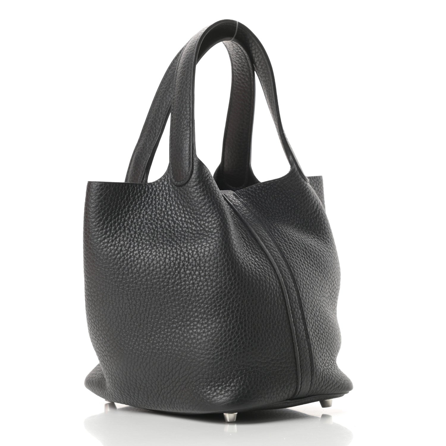 Hermes Taurillon Clemence Picotin Lock 18 PM Black 3 of 12