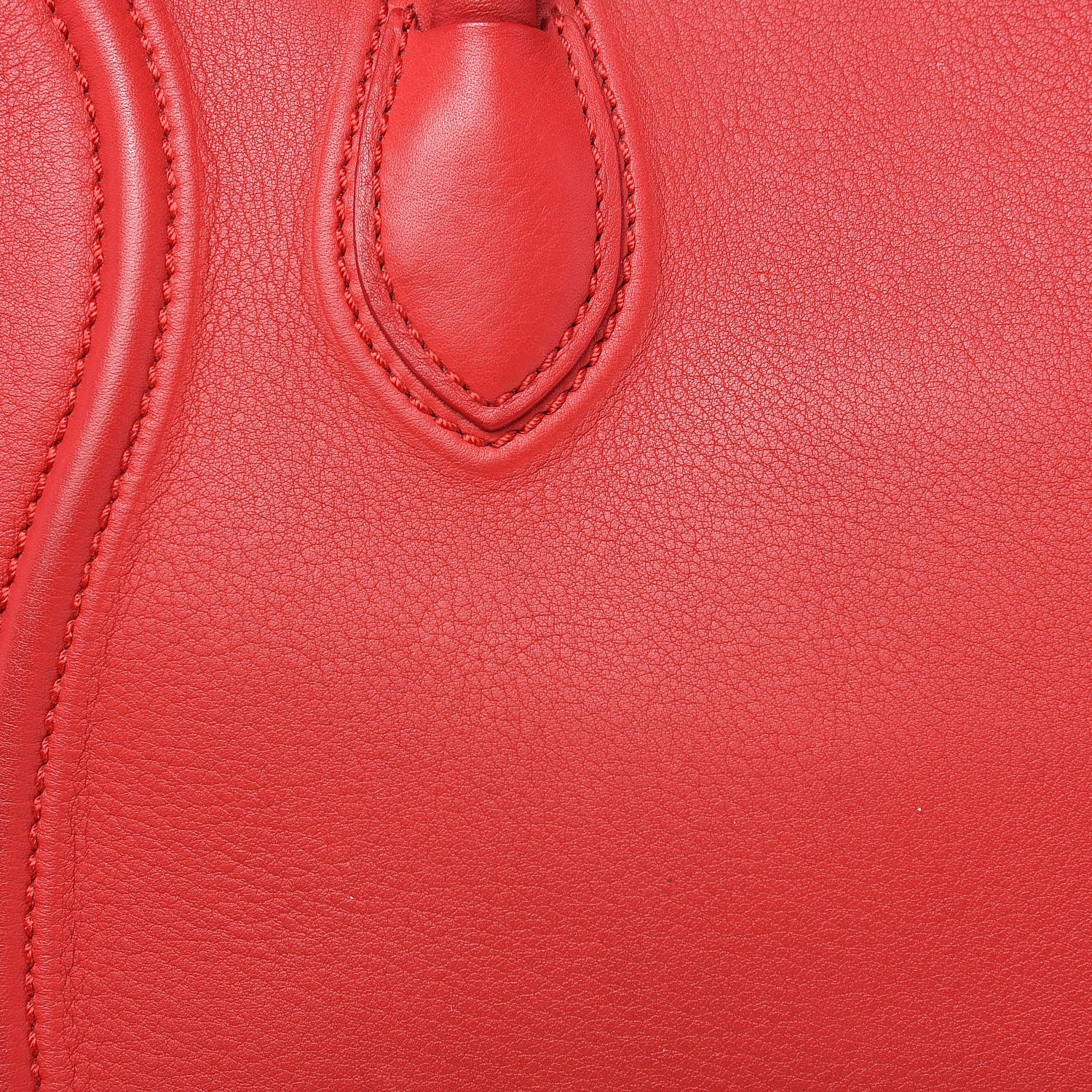 Celine Supple Calfskin Medium Phantom Luggage Vermillion 16 of 18