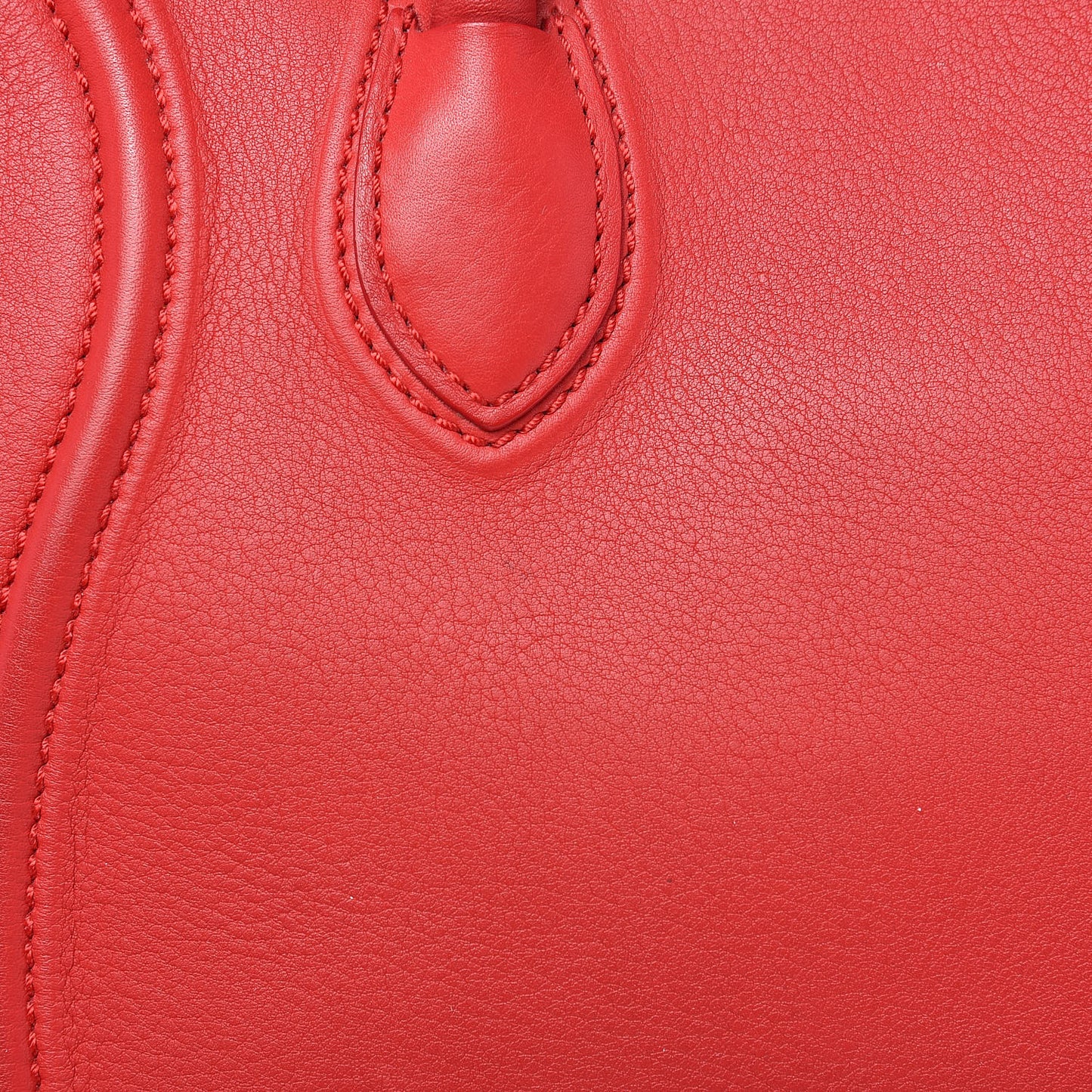 Supple Calfskin Medium Phantom Luggage Vermillion
