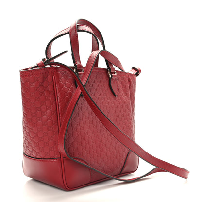 Gucci Microguccissima Small Bree Tote Red 3 of 9