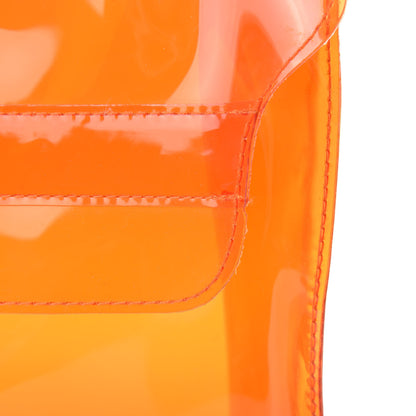 Hermes Vinyl Souvenir De L'Exposition Kelly Orange 12 of 13