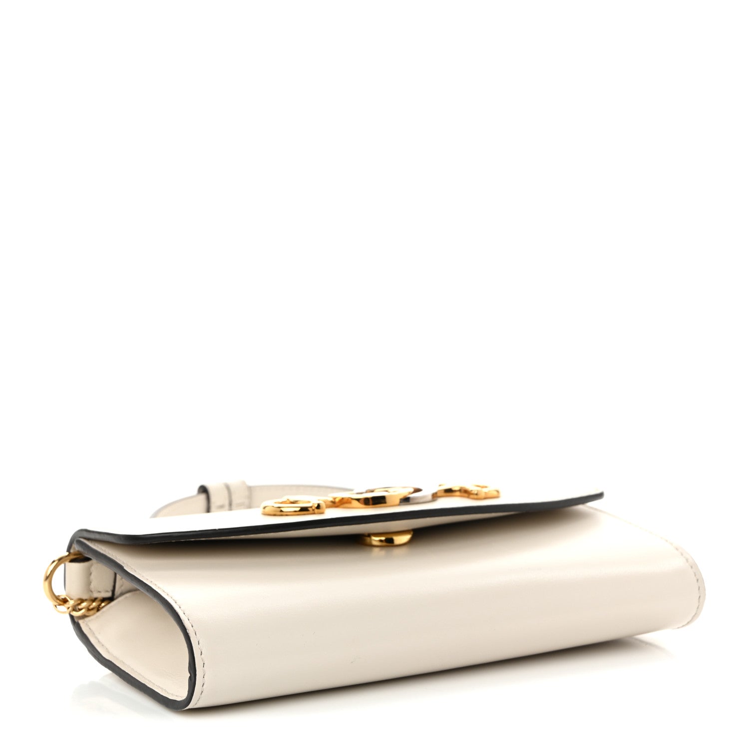 Gucci Smooth Calfskin Mini Zumi Shoulder Bag White 4 of 11