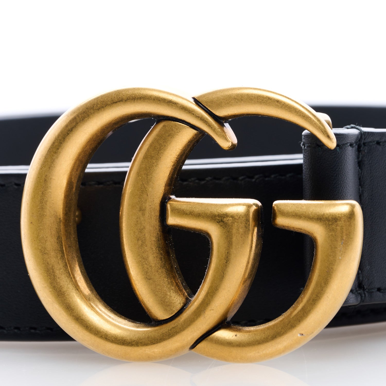 Gucci Calfskin Double G 30mm Belt 85 34 Black 2 of 5