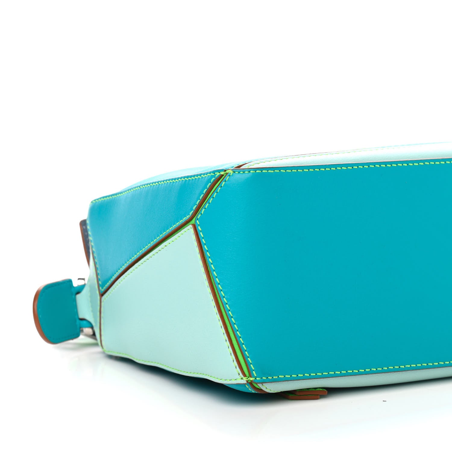 Loewe Calfskin Small Puzzle Bag Lagoon Blue Blueberry 7 of 8