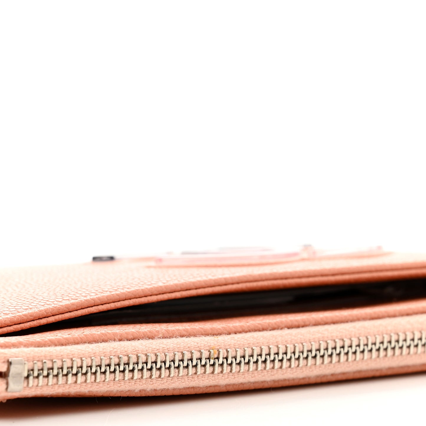 Caviar CC Zip Pouch Light Pink Black