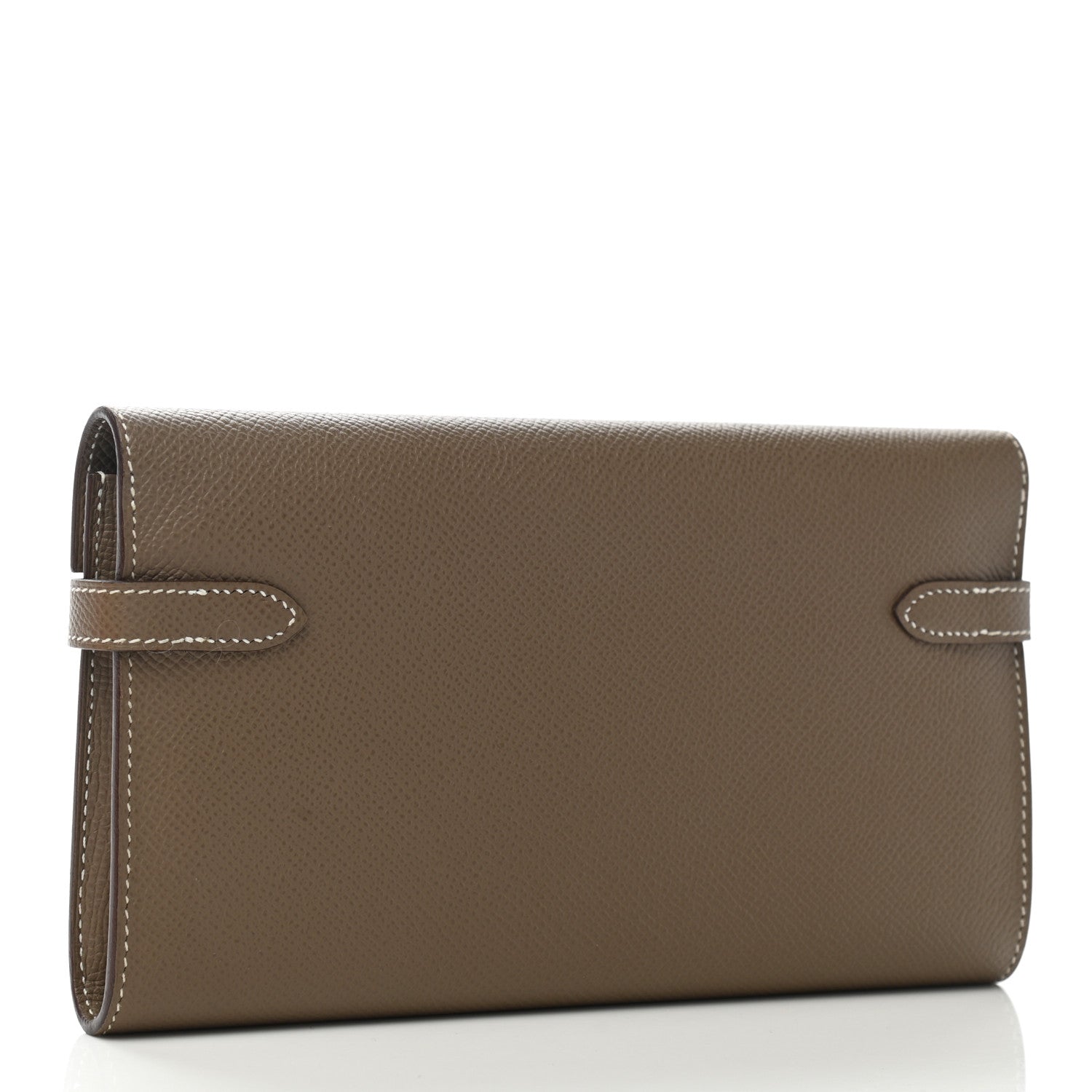 Hermes Epsom Kelly Longue Wallet Etoupe 3 of 8