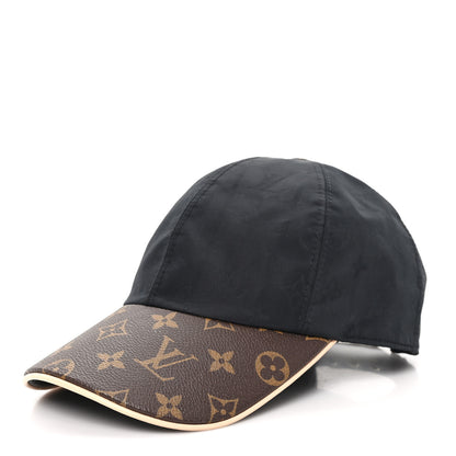 Louis Vuitton Polyester Silk Monogram LV Get Ready Cap M Black 1 of 9