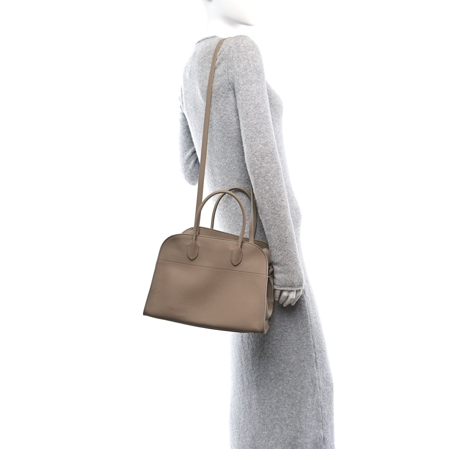 The Row Matte Grained Calfskin Soft Margaux 12 Silk 2 of 9