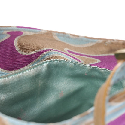 Fendi Satin Swirl Baguette Bag Multicolor 10 of 11