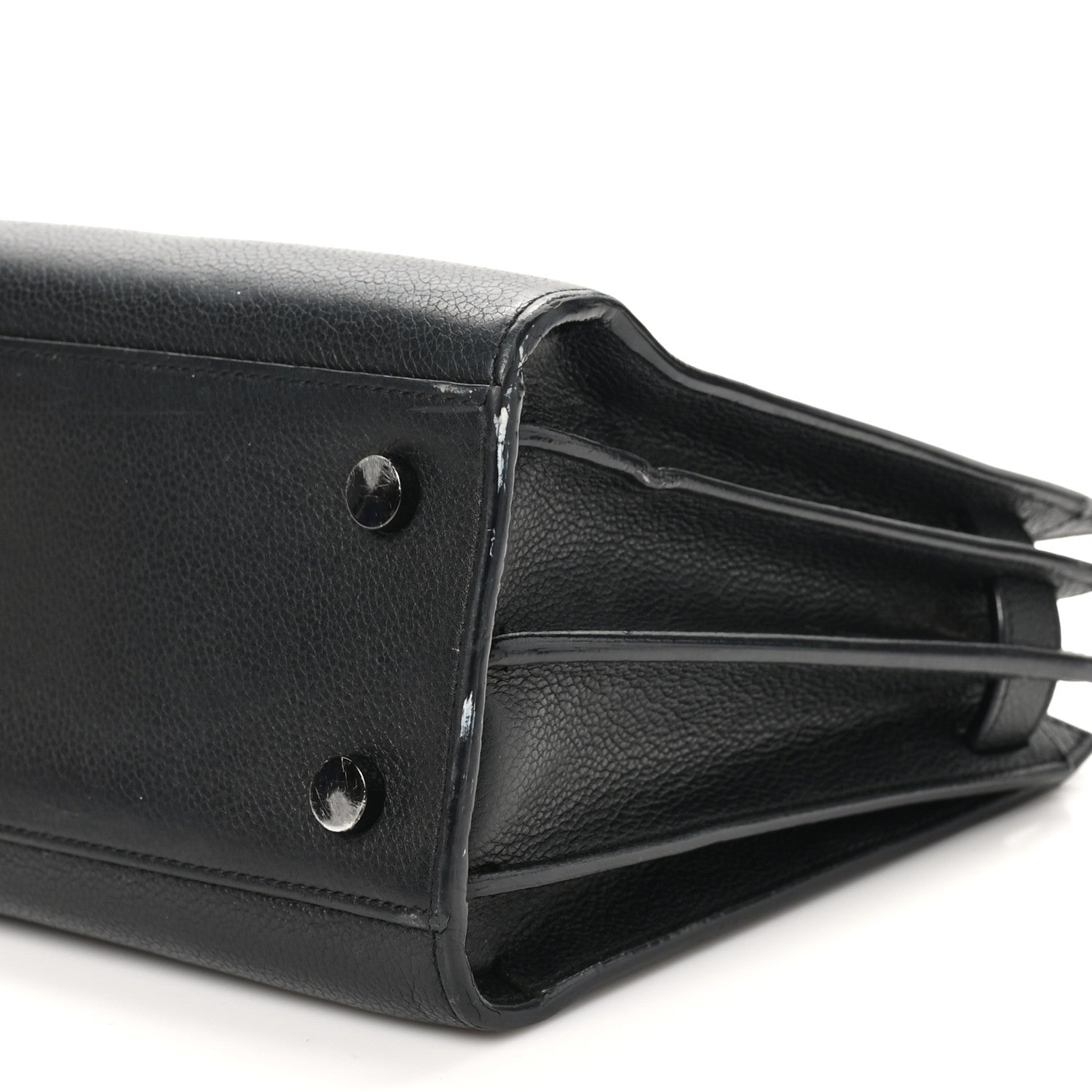 Saint Laurent Grained Calfskin Baby Sac De Jour Black 9 of 11