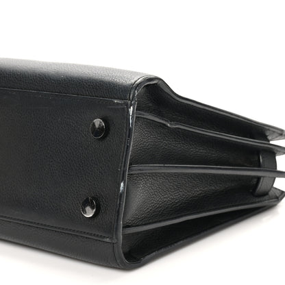 Saint Laurent Grained Calfskin Baby Sac De Jour Black 9 of 11